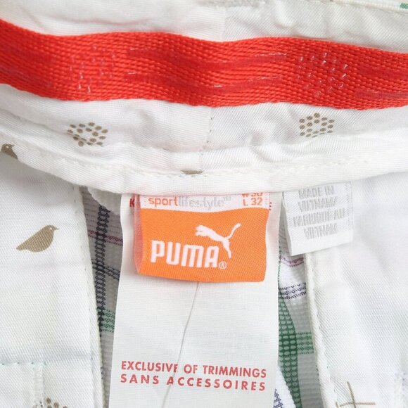 Puma Mens Golf Tech Trousers Pants Moisture Wicking Plaid 30x32 NWT MSRP $95 - Picture 5 of 8